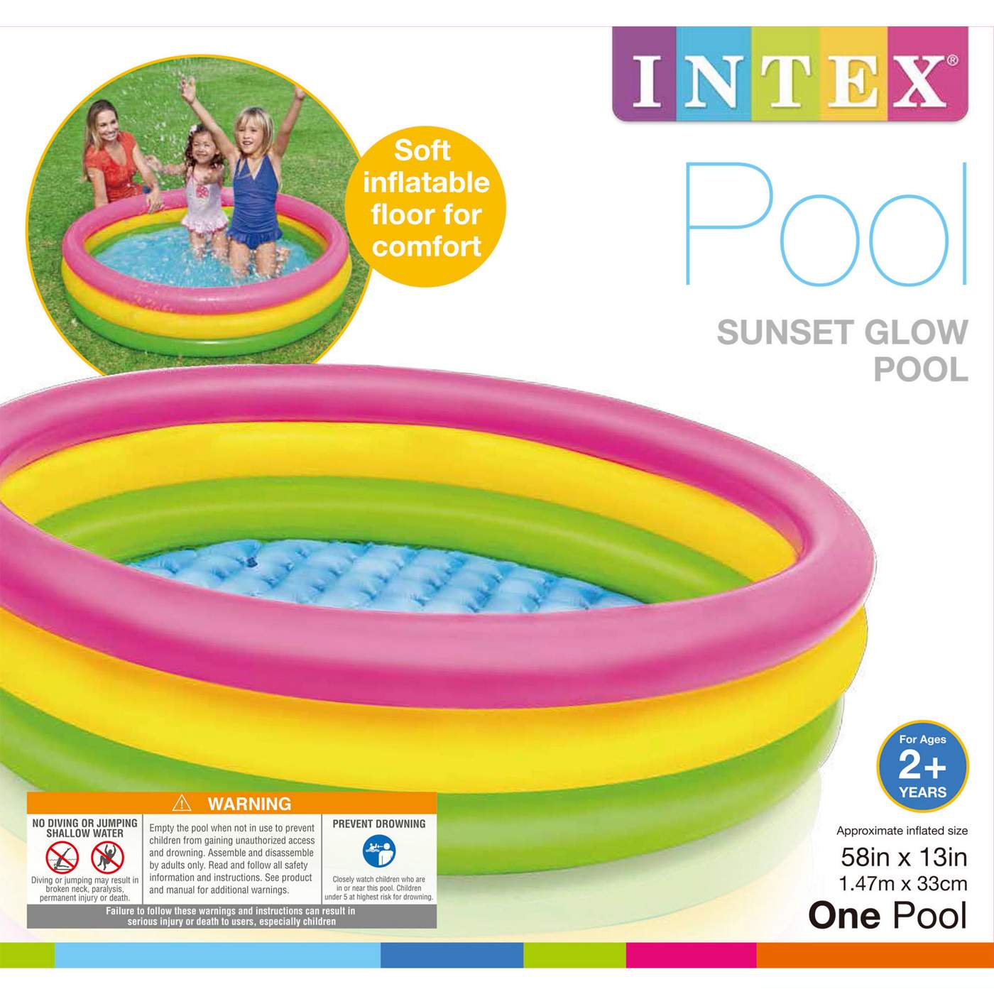 Intex Sunset Glow Kiddie Pool - Shop Kiddie Pools at H-E-B
