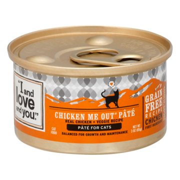 I and Love and You Chicken Lickin' Good Cat Food