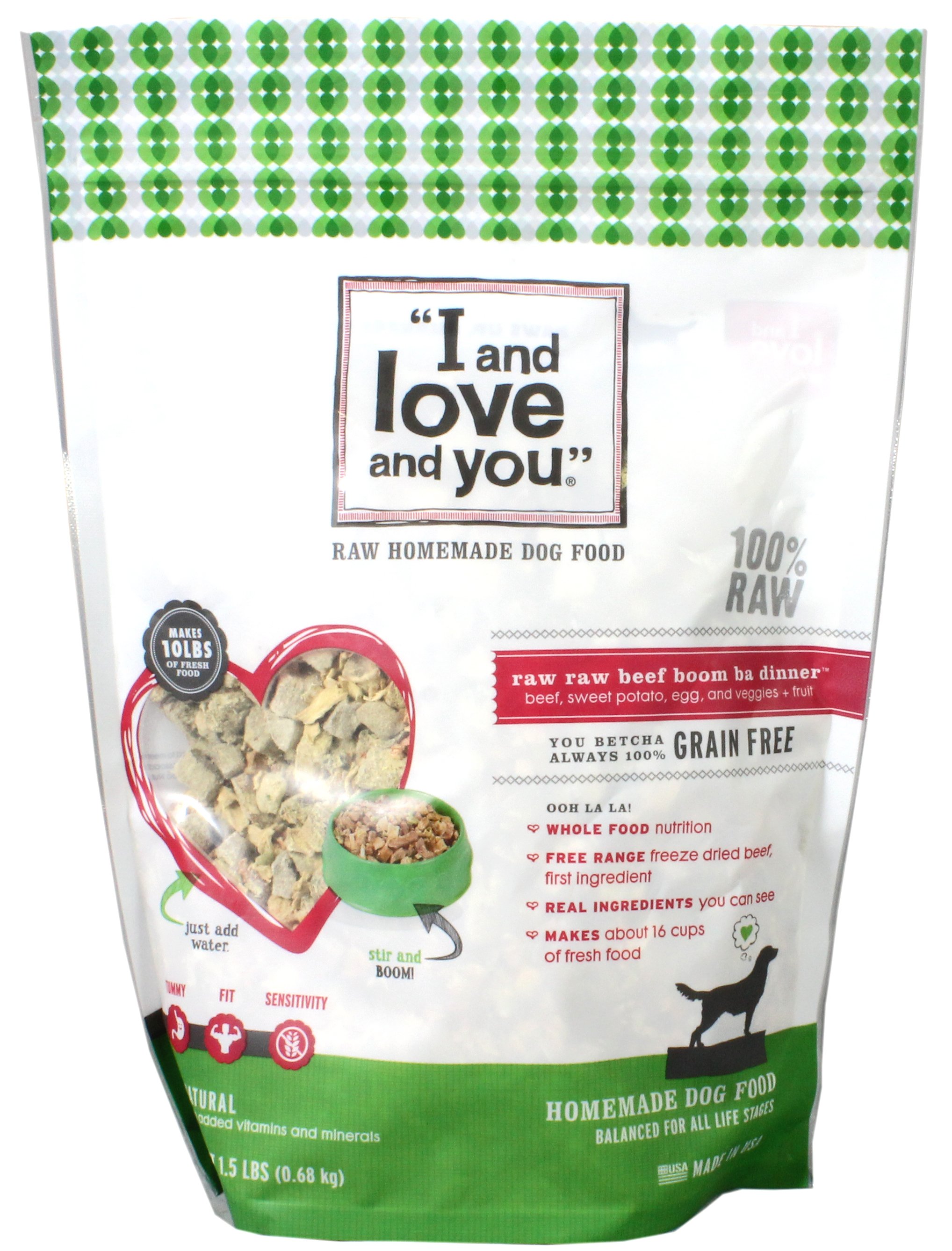i and love and you raw dog food