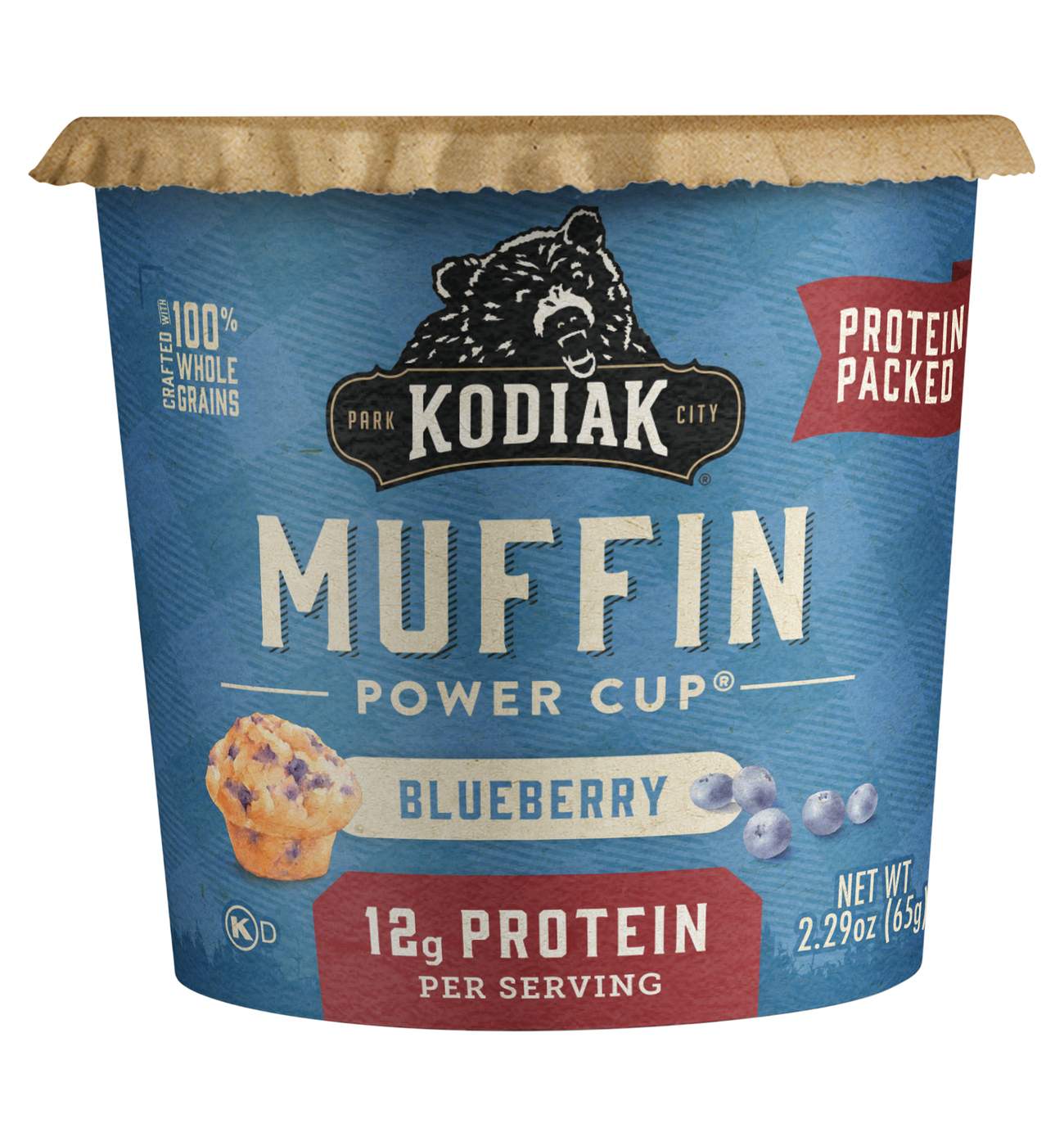 Kodiak 12g Protein Muffin Power Cup - Blueberry; image 1 of 4