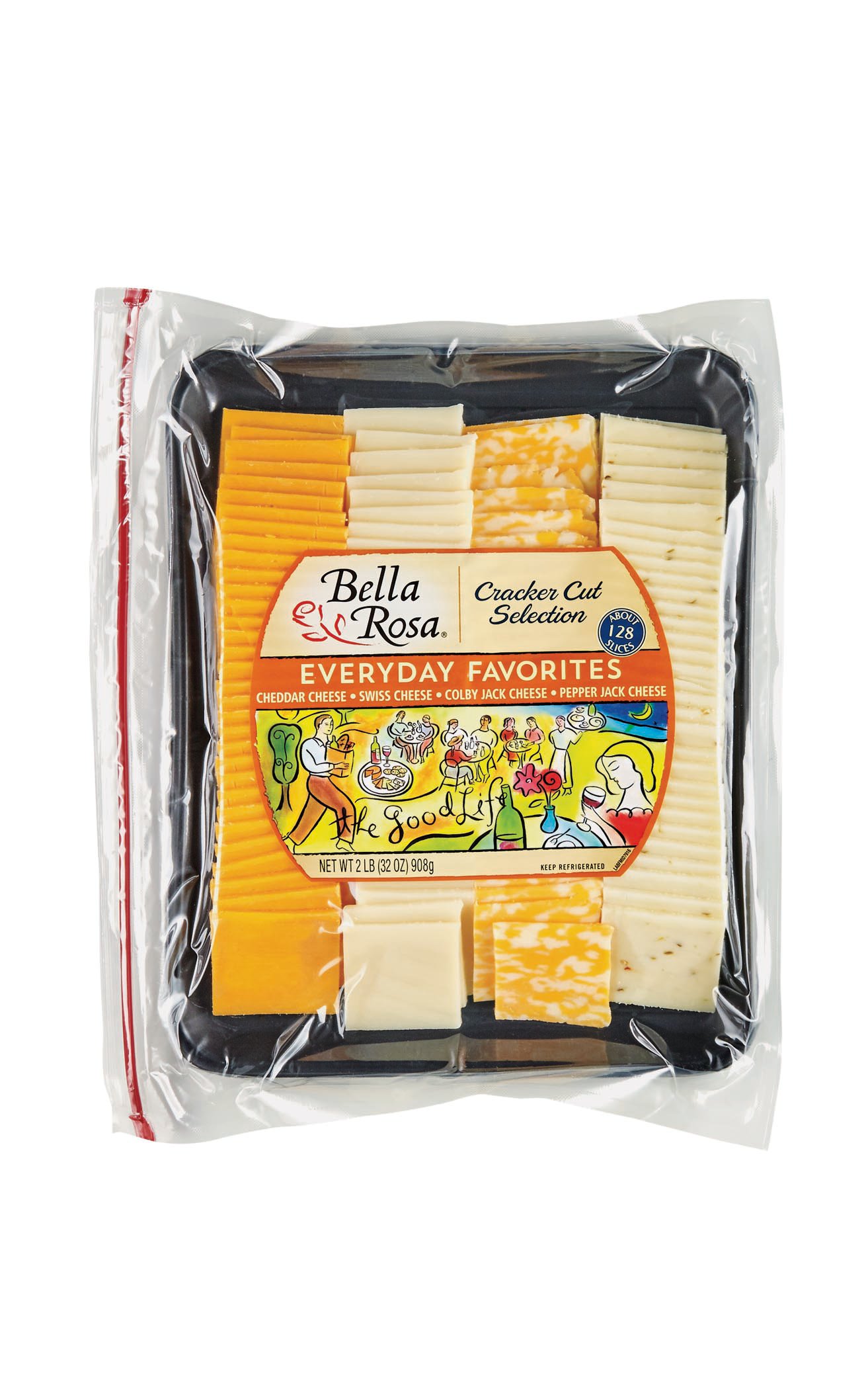 Bella Rosa Cracker Cut Cheese Selection Tray Shop Standard Party