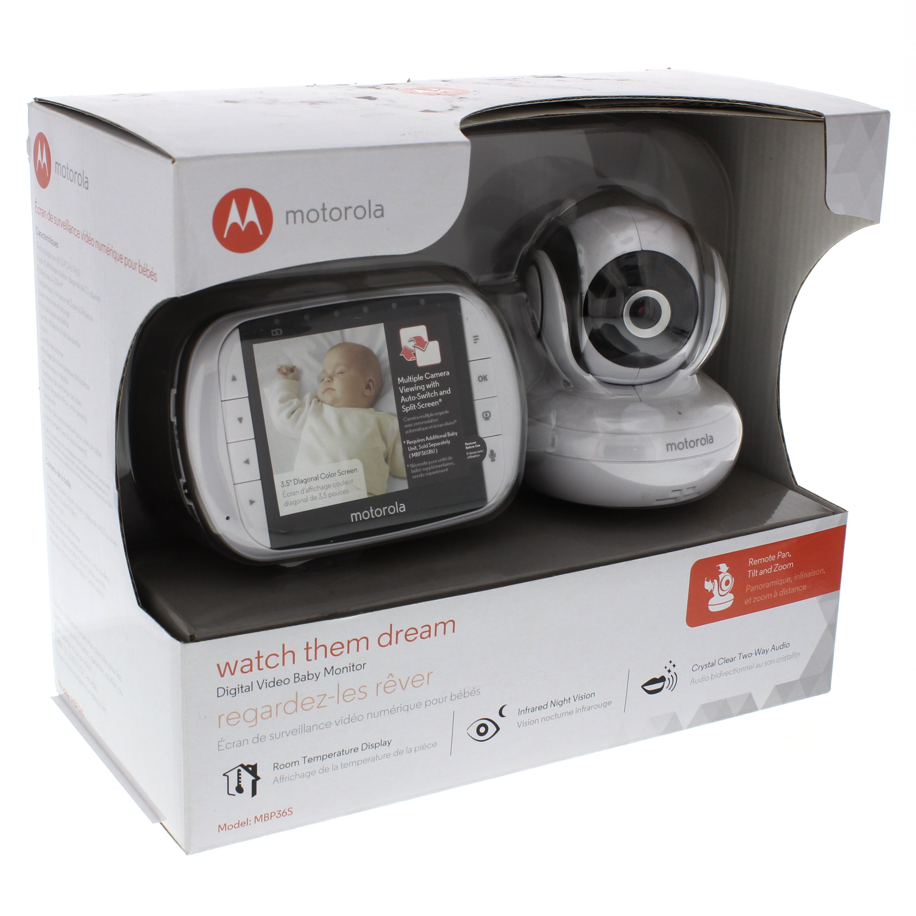 Motorola 3.5 best sale baby monitor