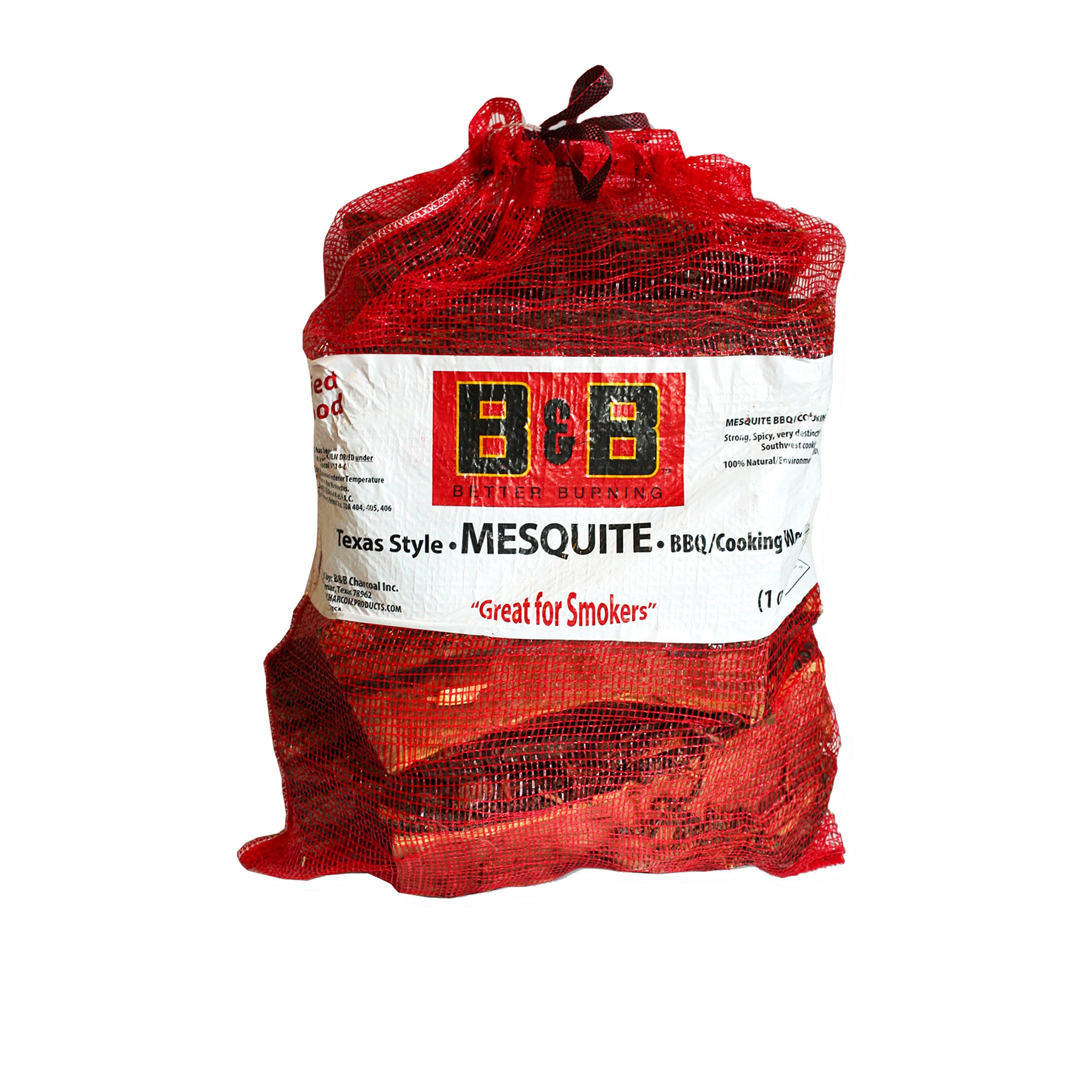 B & B Kiln Dried Mesquite BBQ & Cooking Wood Logs, 1 Cu Ft. - Shop ...