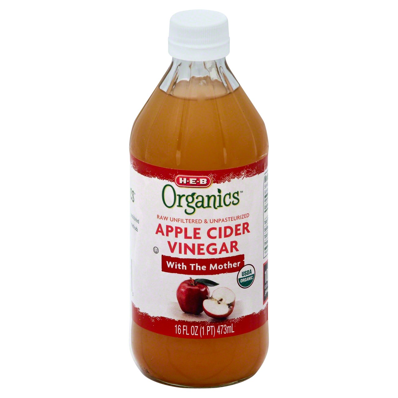 HEB Organics Apple Cider Vinegar, Unpasteurized Shop Vinegar