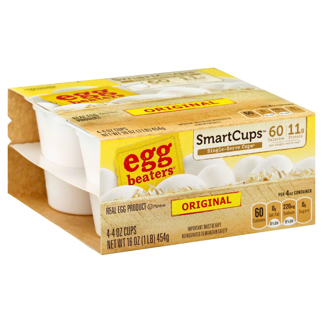 Egg Beaters Original Yellow Single Serve Cups Shop Eggs & egg substitutes at HEB