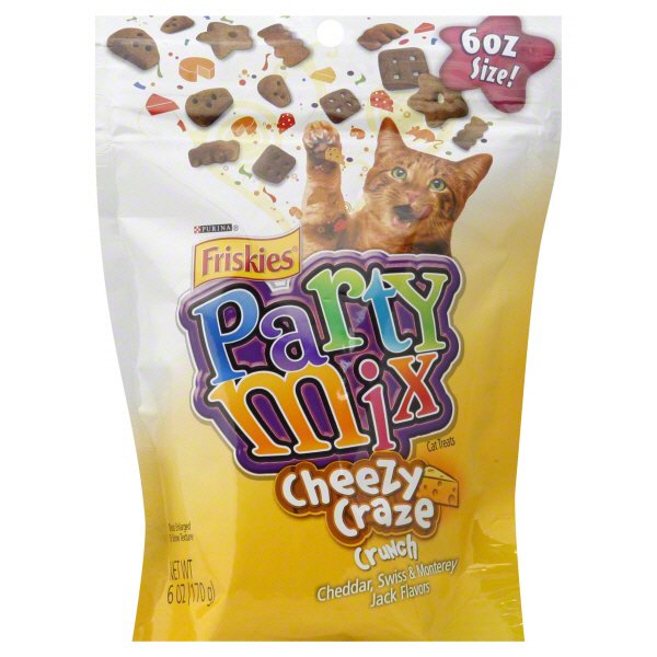 Friskies Party Mix Cheezy Craze Cat Treats Shop Treats at HEB