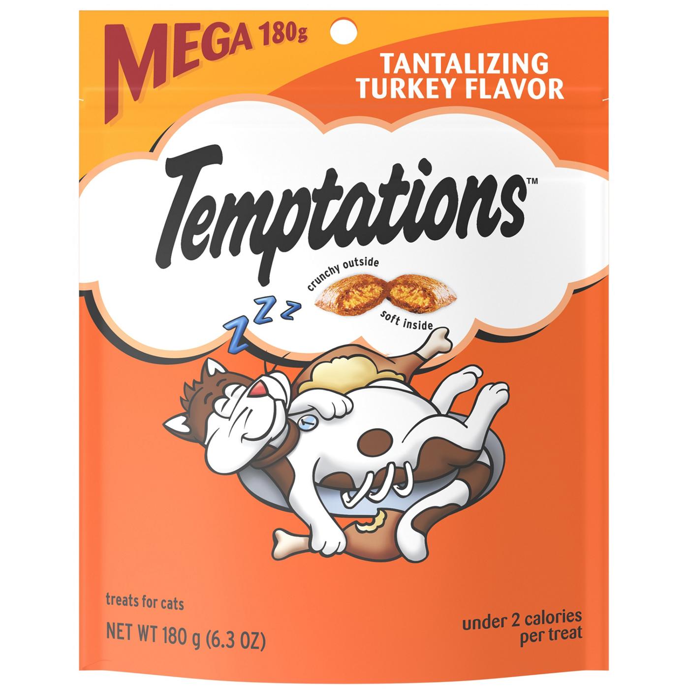 Temptations Classic Crunchy and Soft Cat Treats Tantalizing Turkey Flavor; image 1 of 5