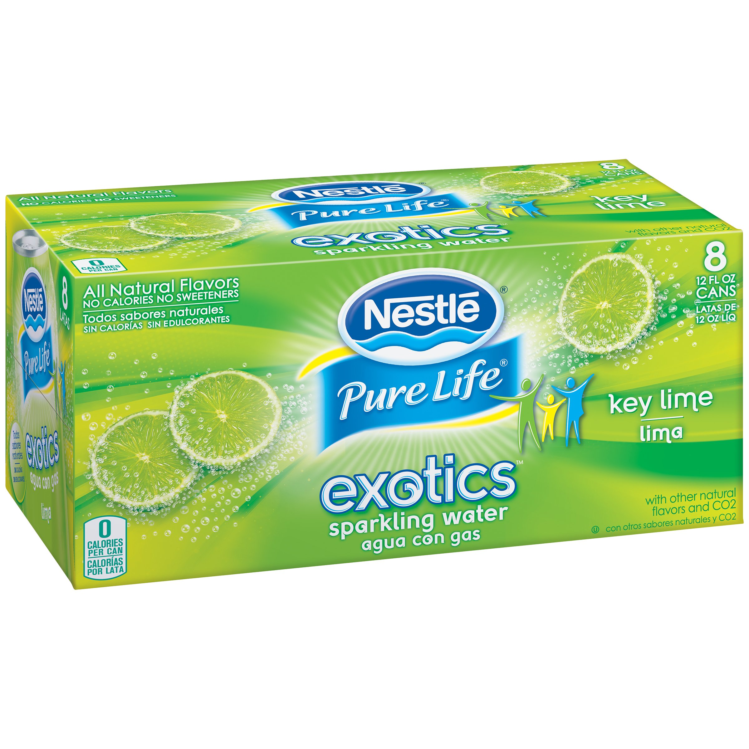 Nestle Pure Life Exotics Sparkling Water Key Lime Shop Water at HEB