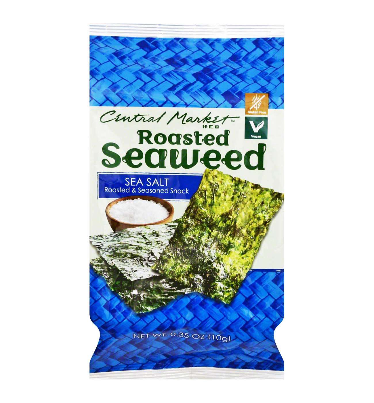 Central Market Sea Salt Roasted Seaweed Snack; image 1 of 2