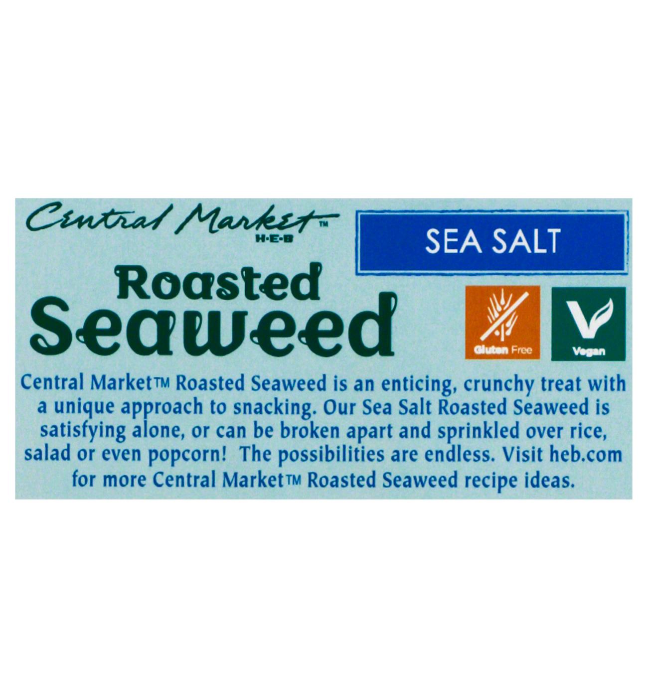 Central Market Sea Salt Roasted Seaweed Snack; image 2 of 2