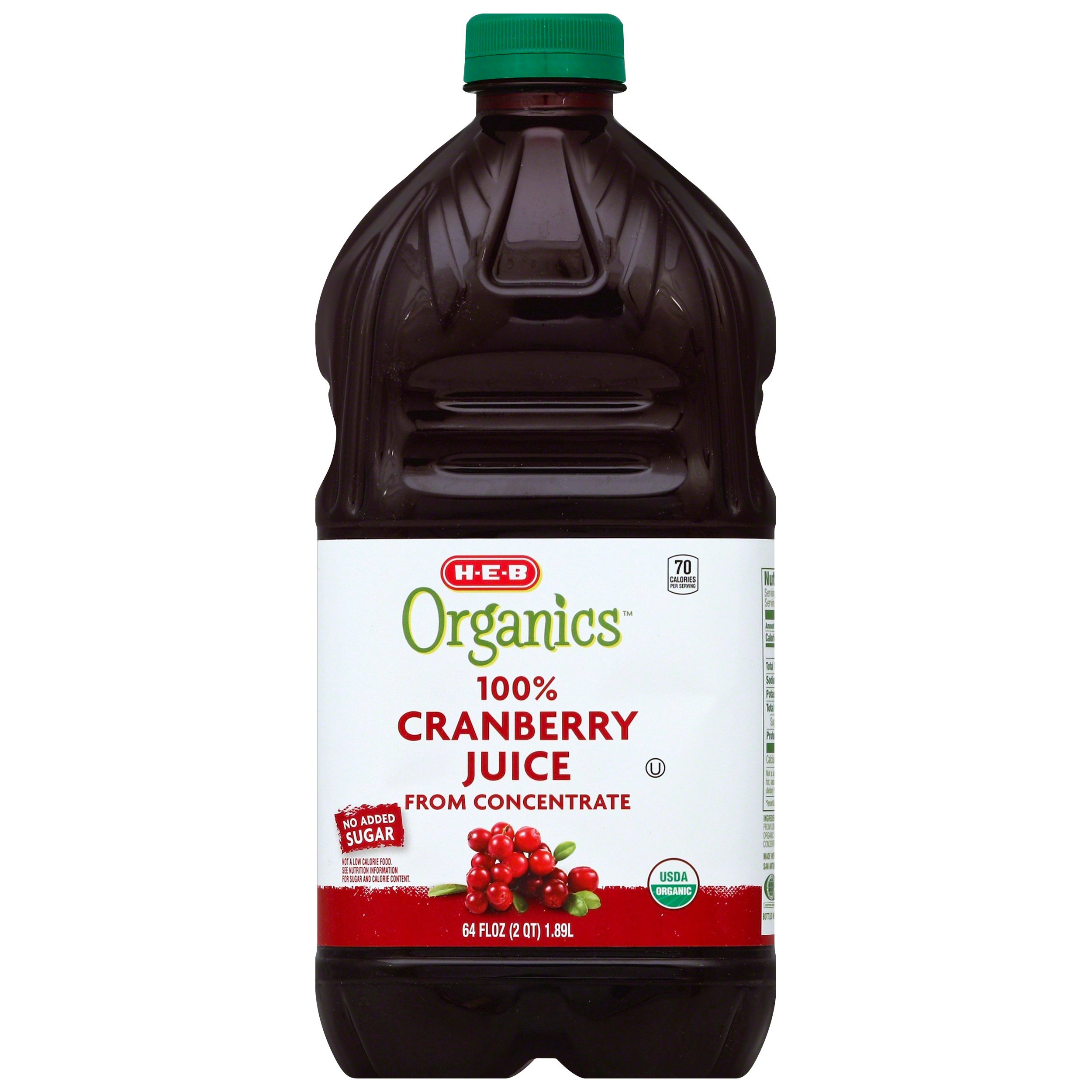 H E B 100 Organics Cranberry Juice Shop Juice At H E B