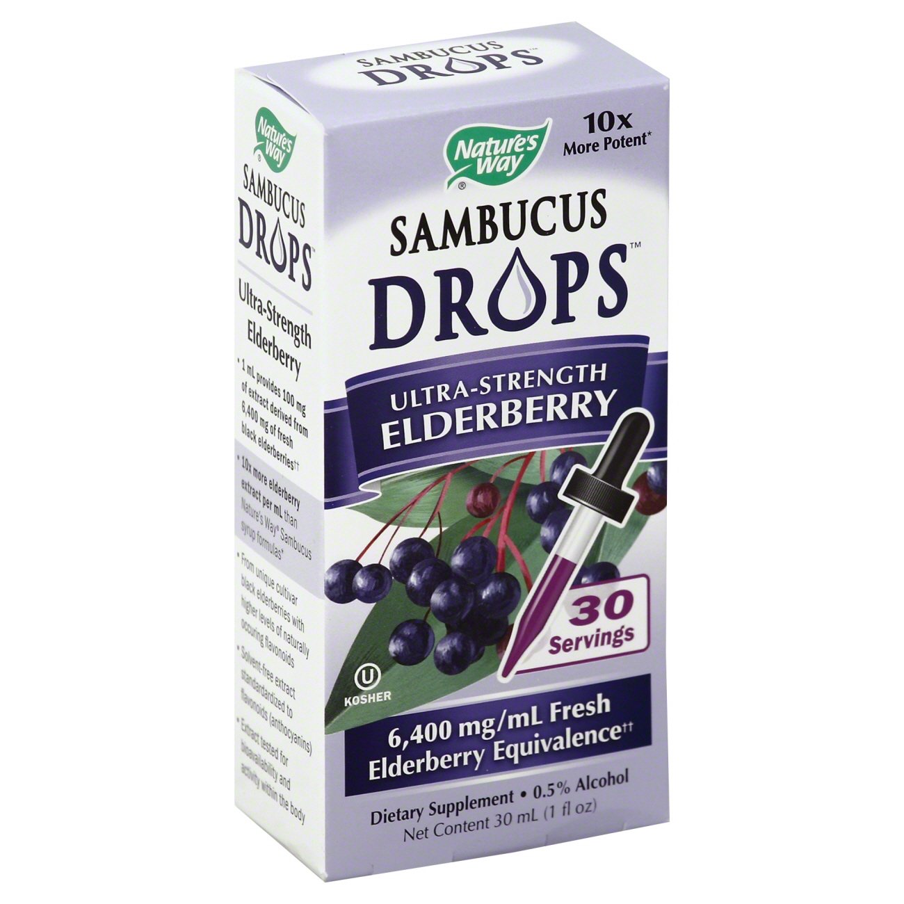 Natures Way Sambucus Elderberry Sambucus Drops Shop Vitamins