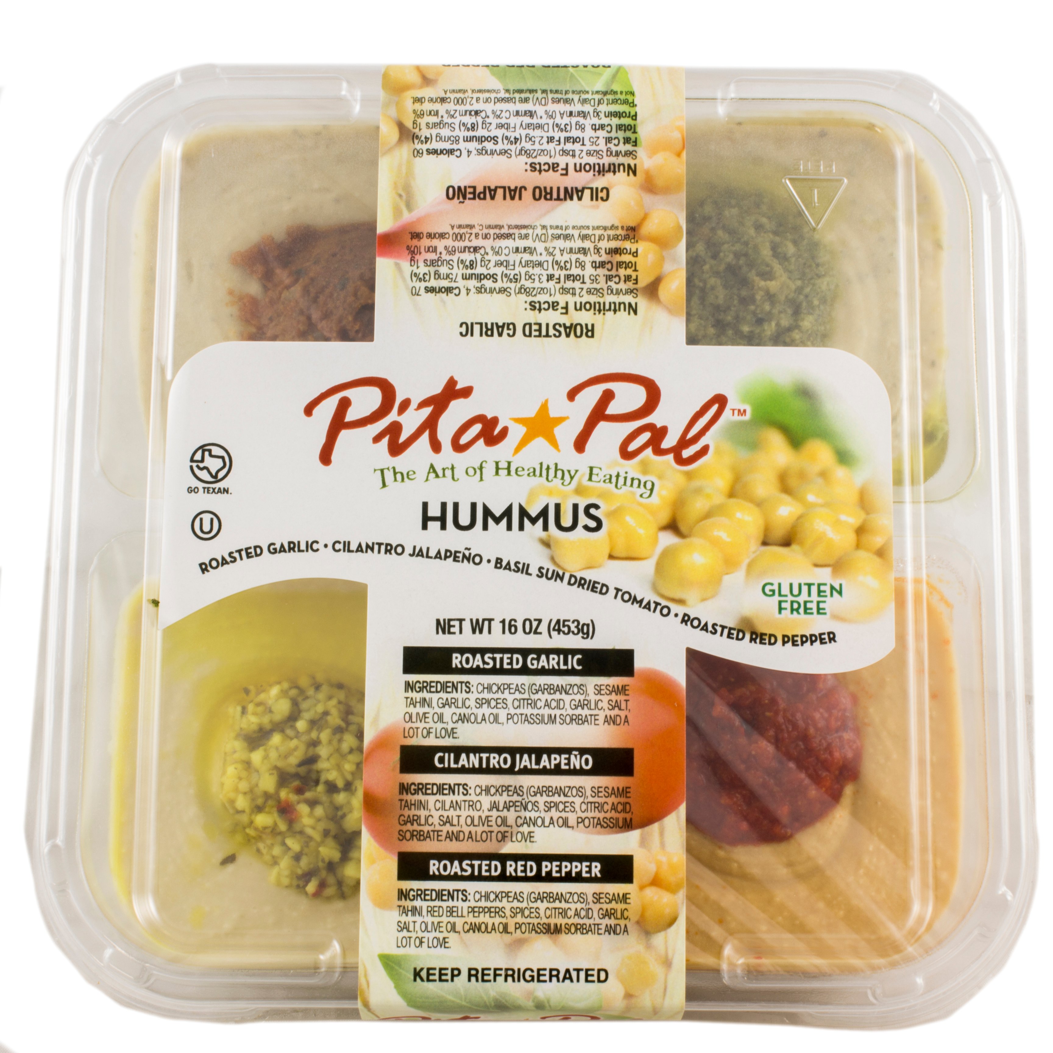 Pita Pal Hummus Variety Platter Shop Dip at HEB