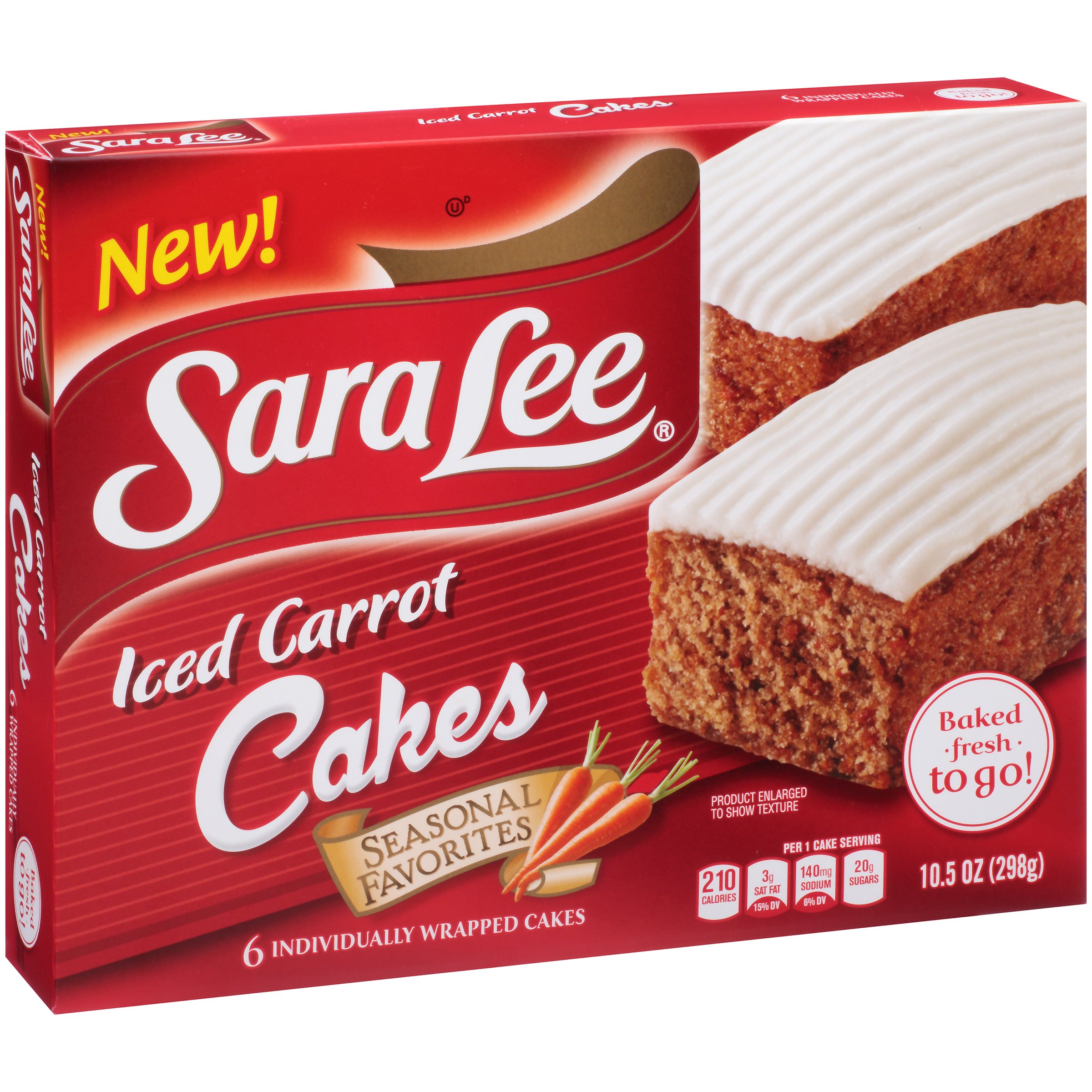 Sara Lee Seasonal Iced Mini Carrot Cakes - Shop Snacks & Candy at H-E-B
