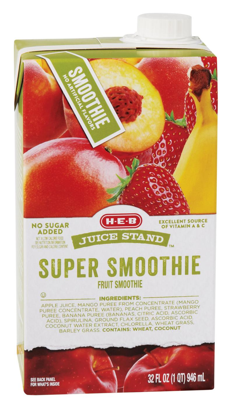 H-E-B Juice Stand Super Smoothie; image 2 of 2