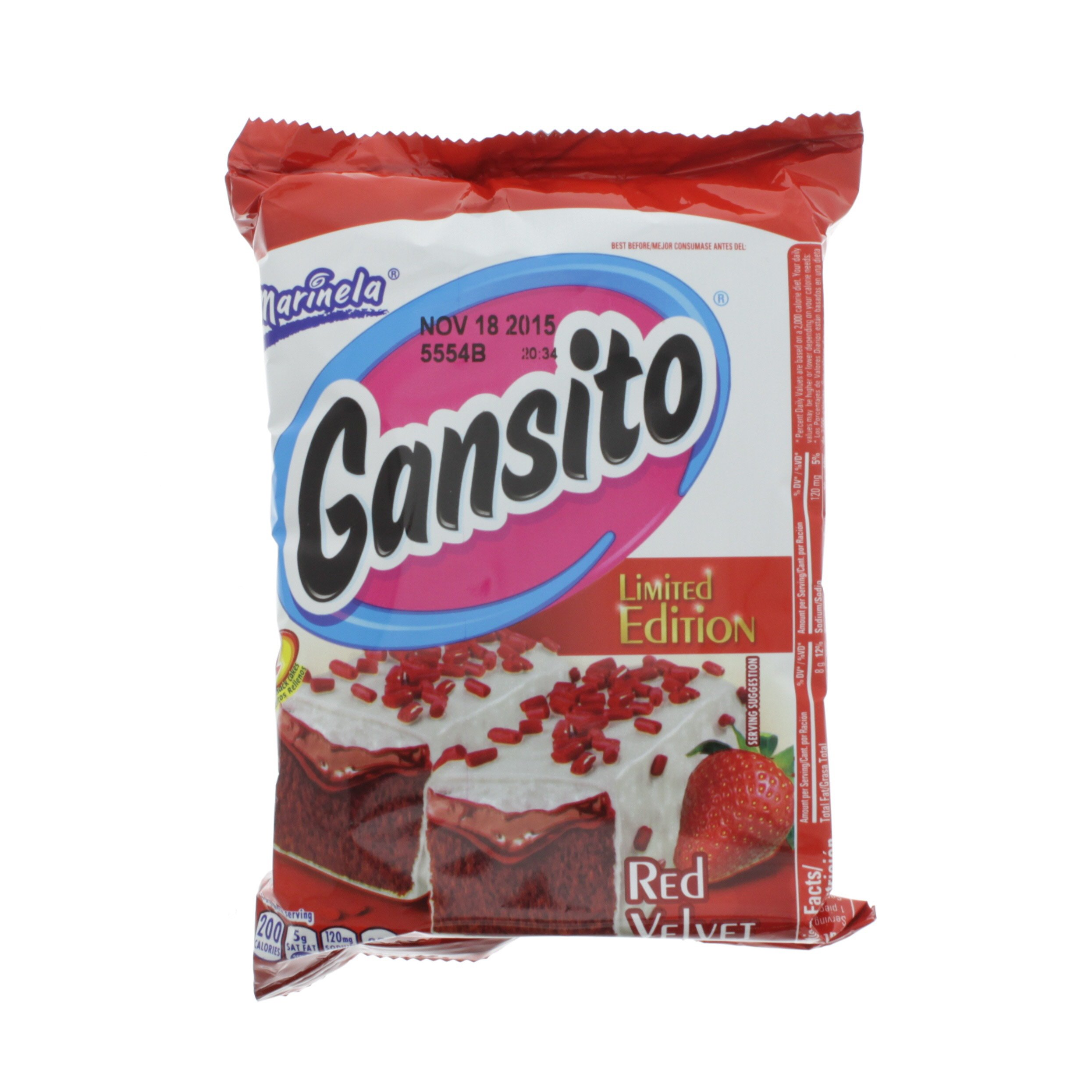 Marinela Gansito Strawberry Limited Edition Shop Snack Cakes at HEB