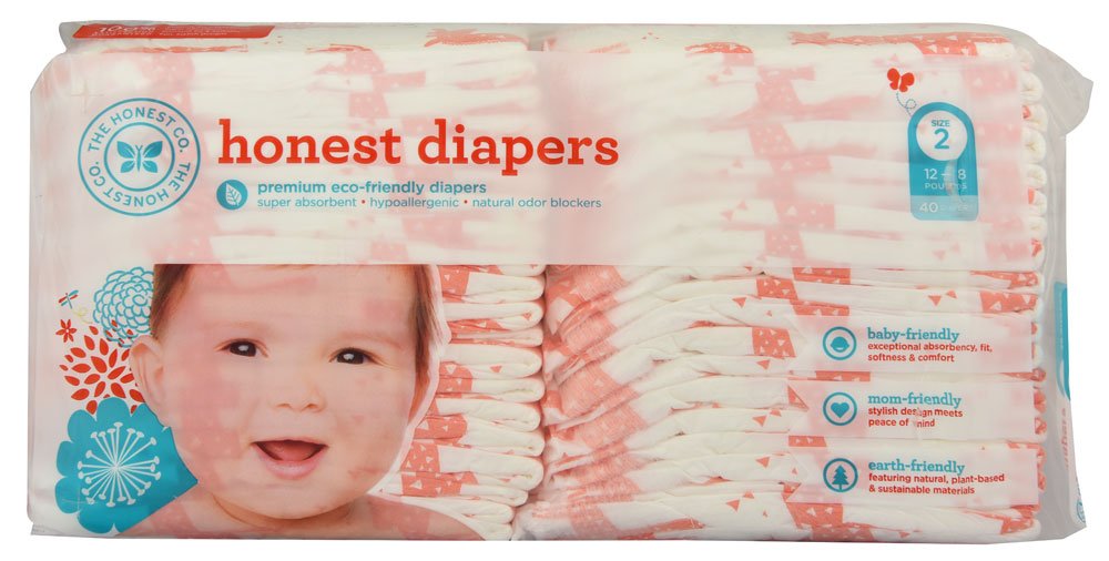 Honest Company Giraffes Diapers, 40 ct Shop Diapers at HEB