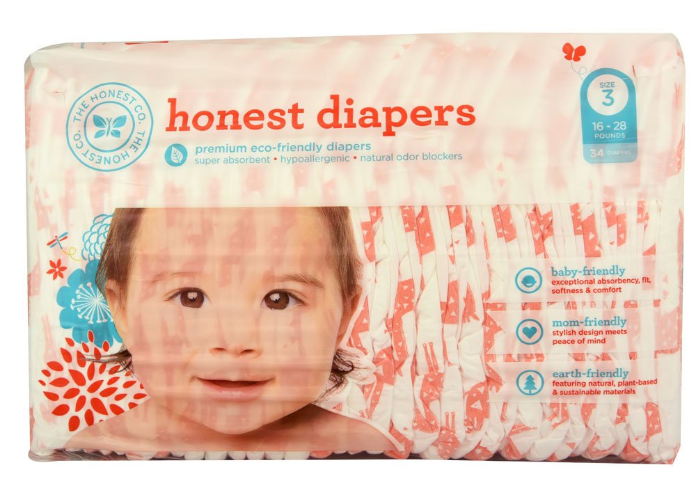 The Honest Company Giraffes Diapers 34 ct Shop Diapers & Potty at HEB