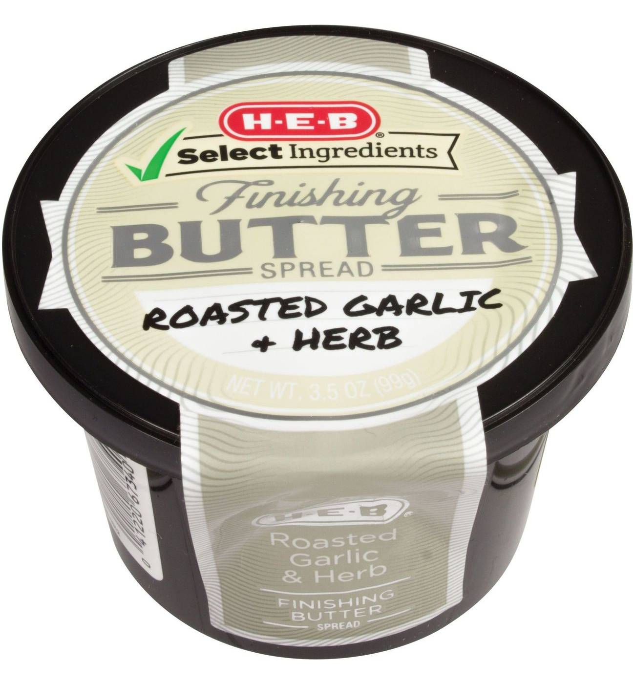H-E-B Roasted Garlic & Herb Finishing Butter Spread; image 1 of 2