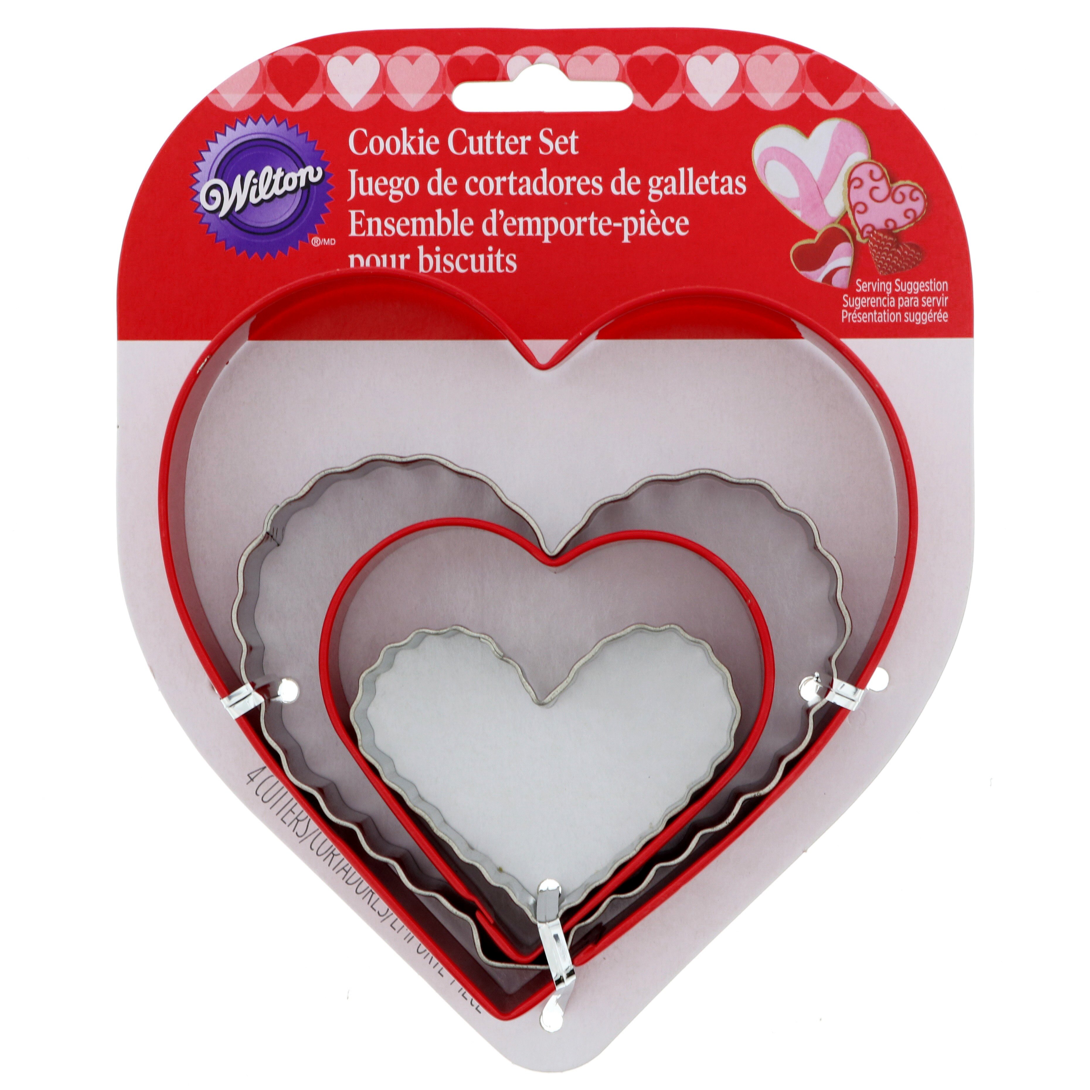 Nesting Heart-Shaped Cookie Cutters, 4-Piece Set