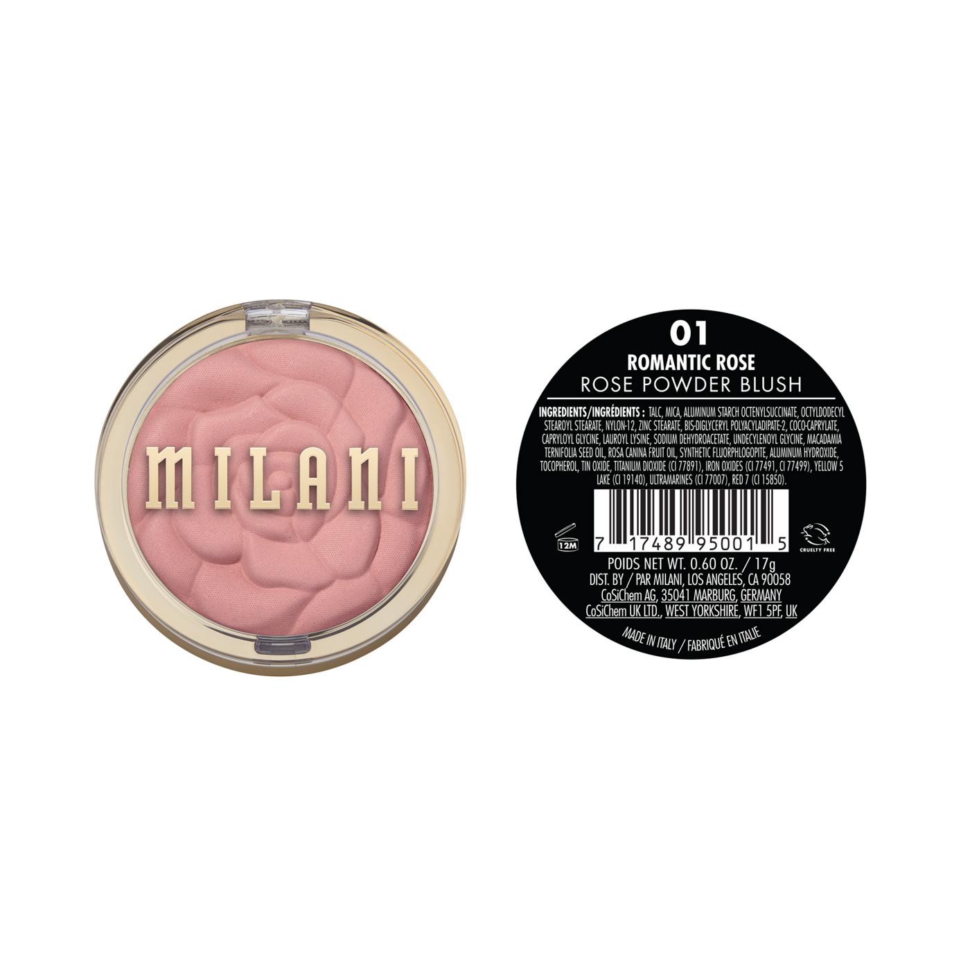 Milani Rose Powder Blush - Romantic Rose; image 3 of 4