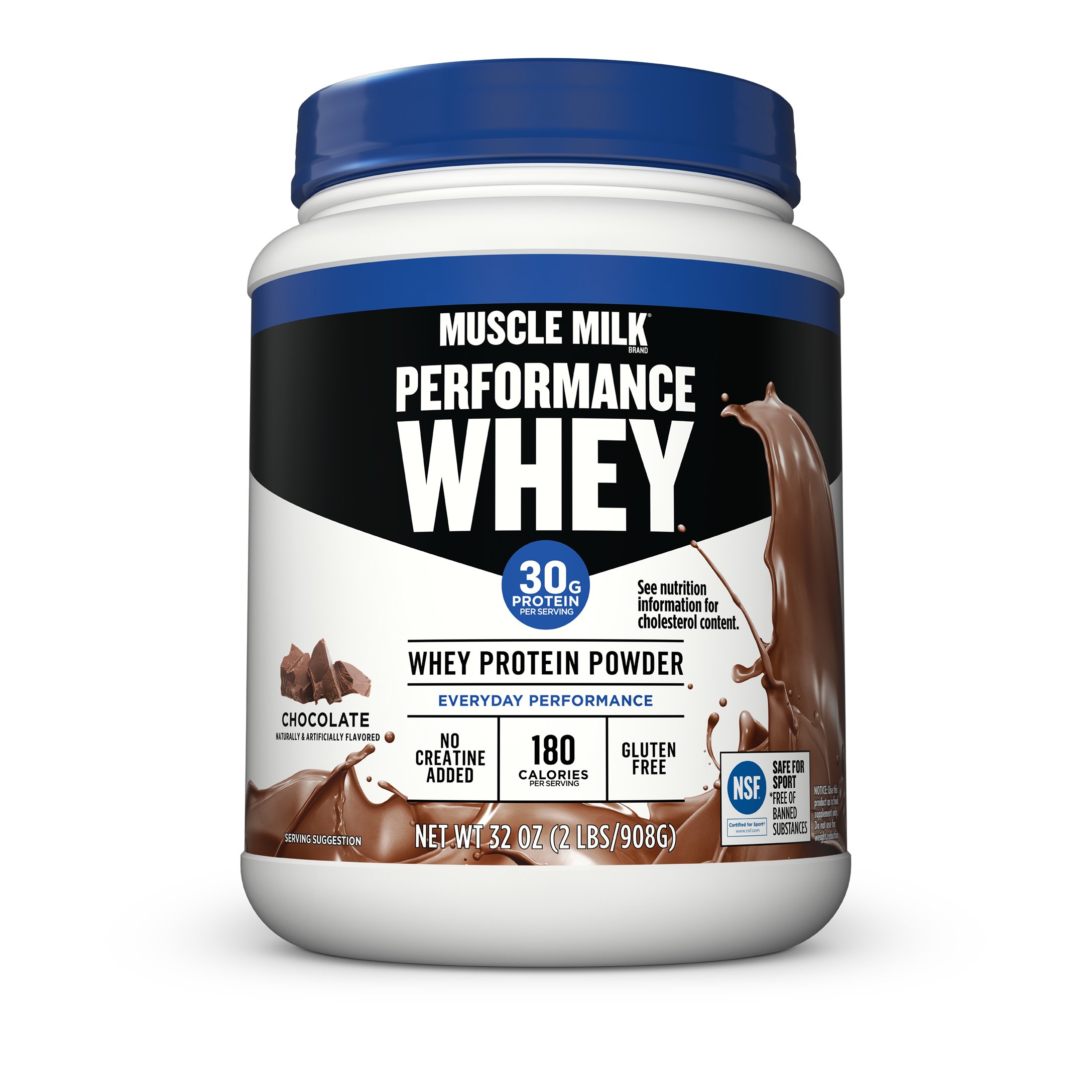 Muscle Milk Performance Whey Protein Powder, Chocolate Shop Diet