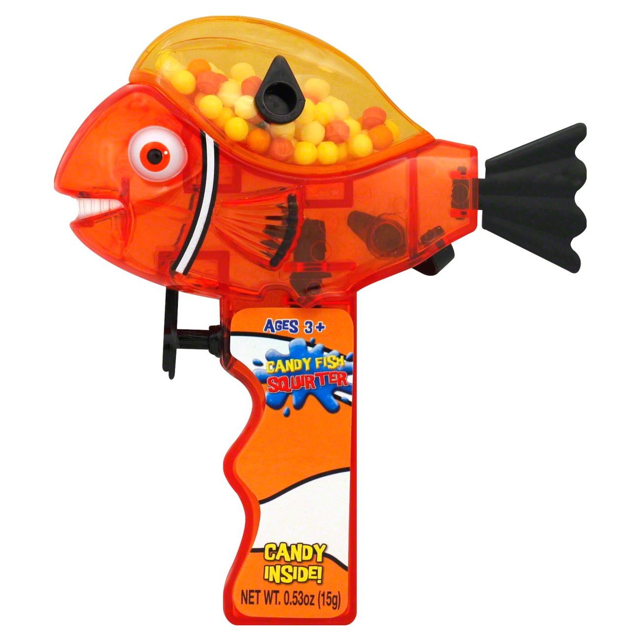CandyRific Go Fish Squirt Fun Water Gun with Candy