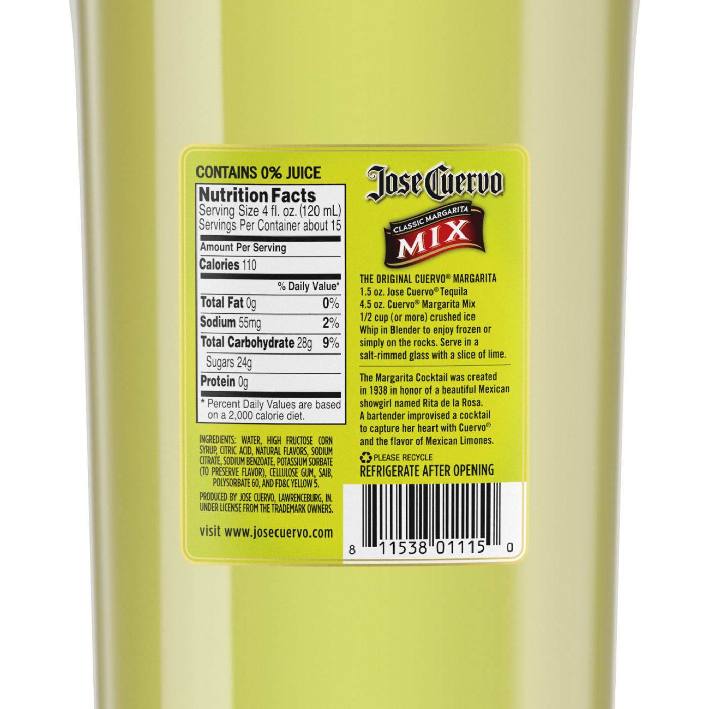 Jose Cuervo Margarita Mix Shop Cocktail mixers at HEB