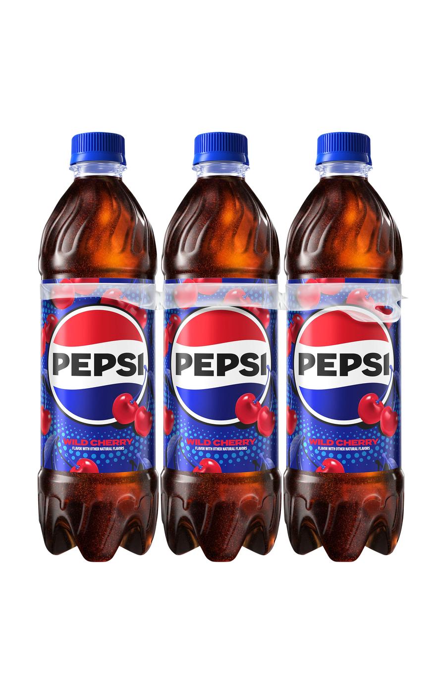 Pepsi Wild Cherry Cola 6 pk Bottles; image 1 of 3