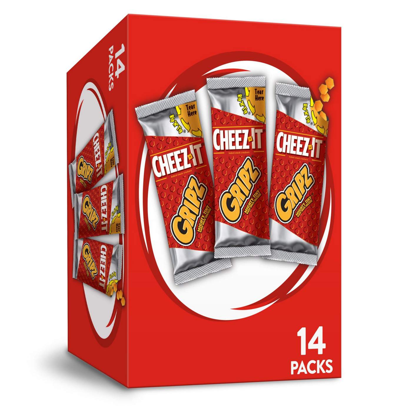 Cheez-It Gripz Original Tiny Baked Snack Cheese Crackers; image 3 of 8
