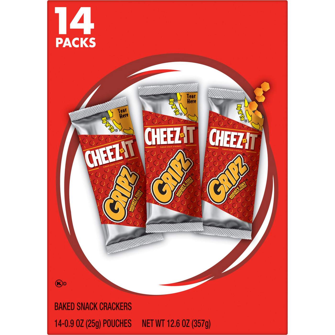 Cheez-It Gripz Original Tiny Baked Snack Cheese Crackers; image 6 of 8