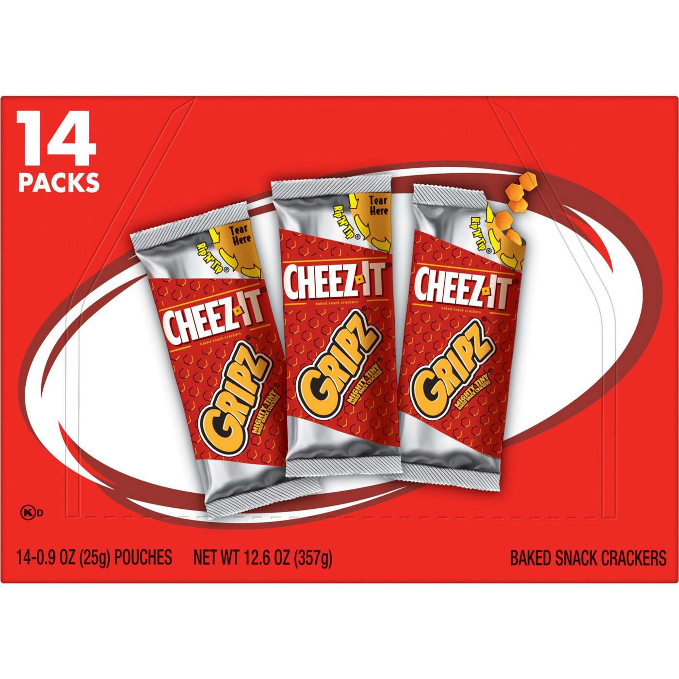 Cheez-It Gripz Original Tiny Baked Snack Cheese Crackers, 10.8 oz; image 8 of 11