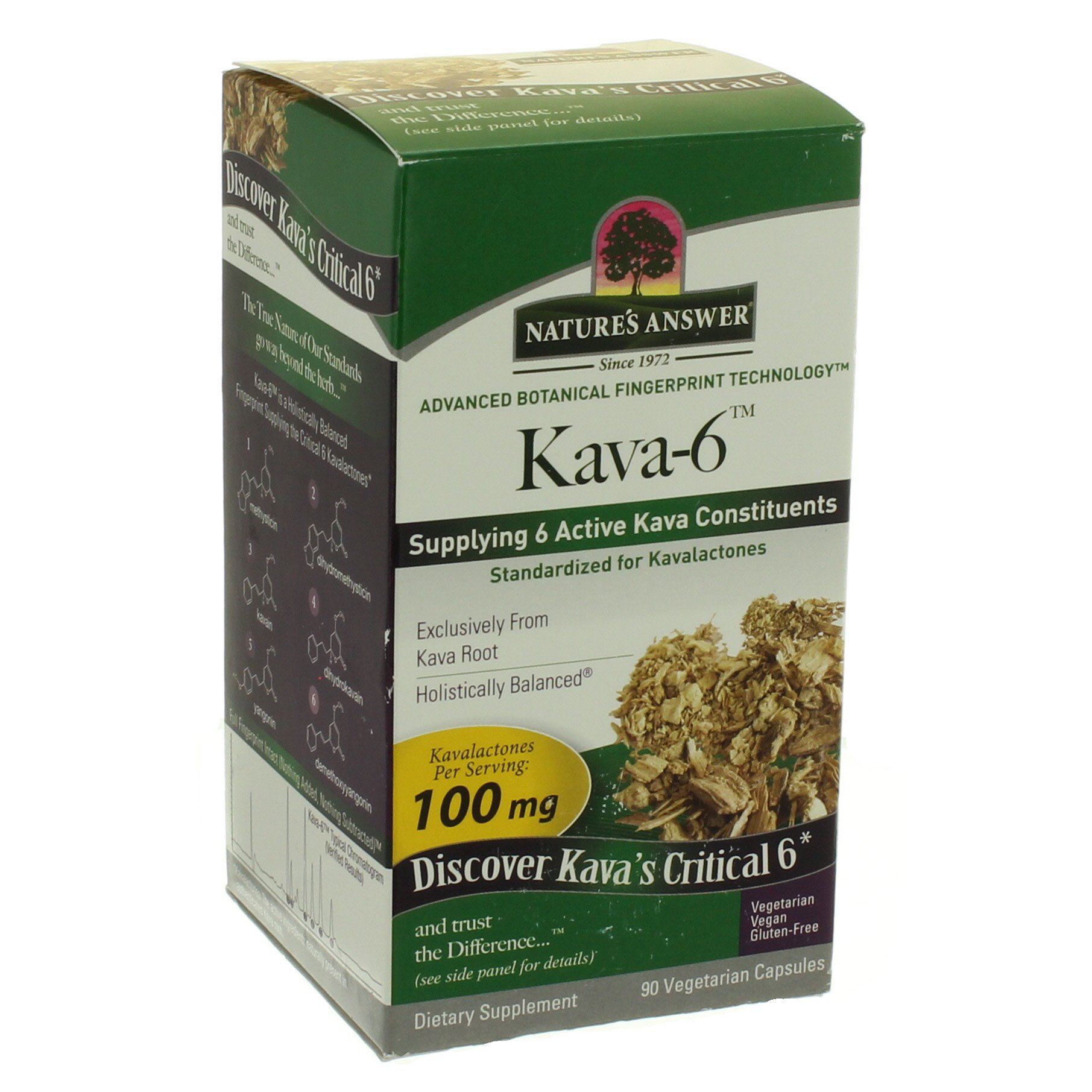 Nature's Answer Kava6 100 MG Shop Herbs & Homeopathy at HEB