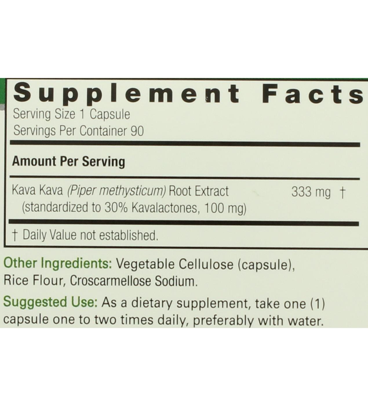 Nature's Answer Kava-6 100 MG; image 2 of 2