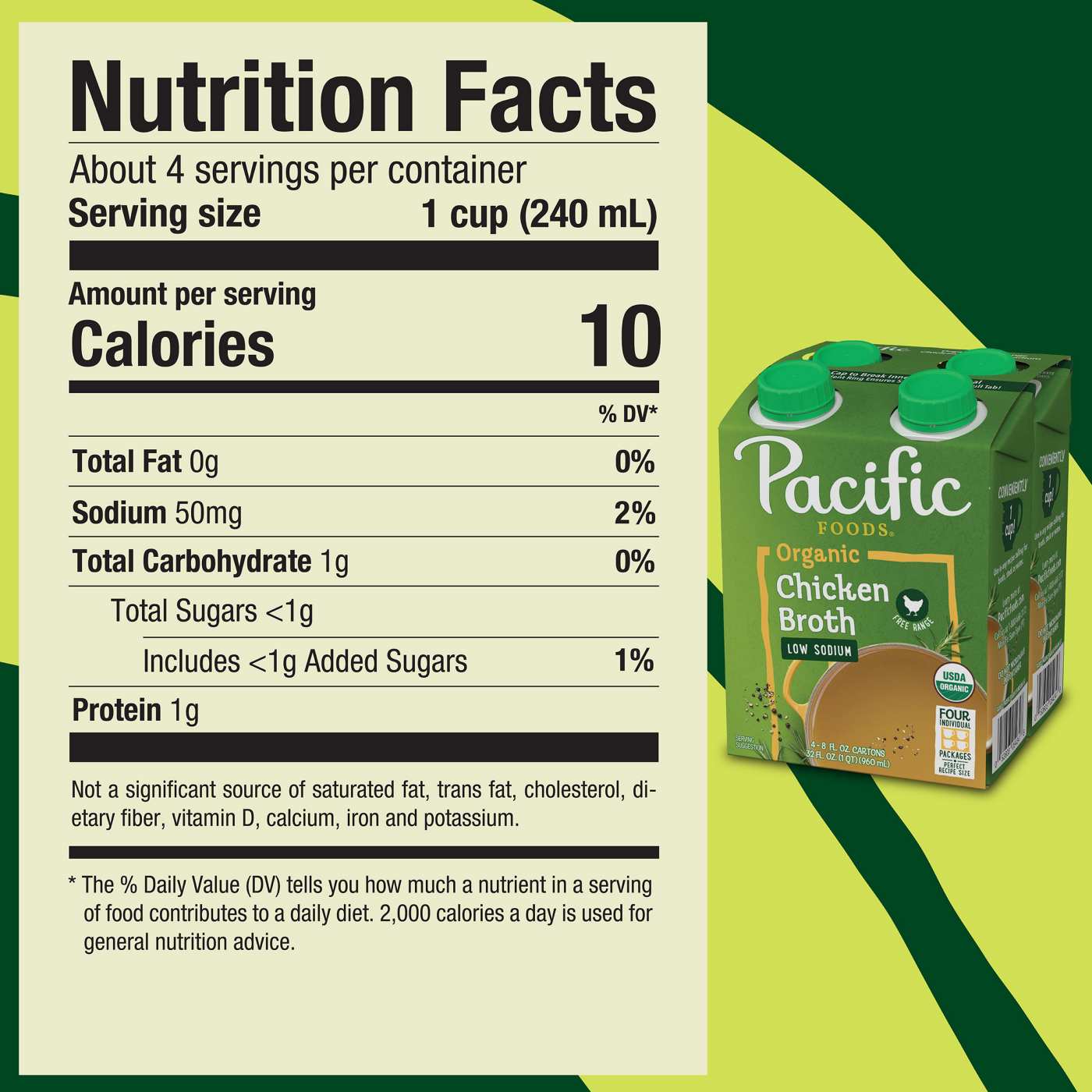 Pacific Foods Low Sodium Organic Free Range Chicken Broth; image 6 of 6