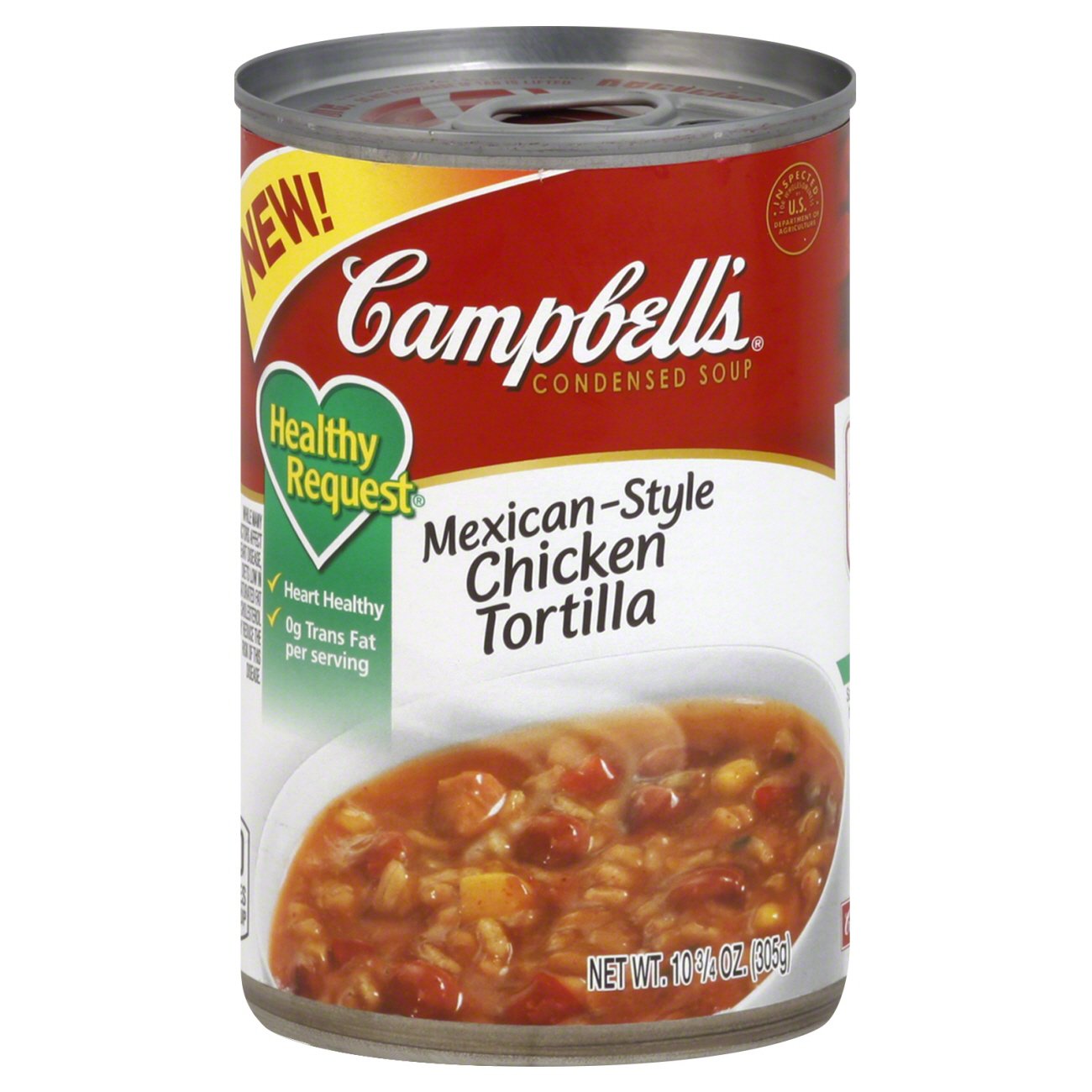 Campbell's Healthy Request Mexican Style Chicken Tortilla - Shop Soups ...