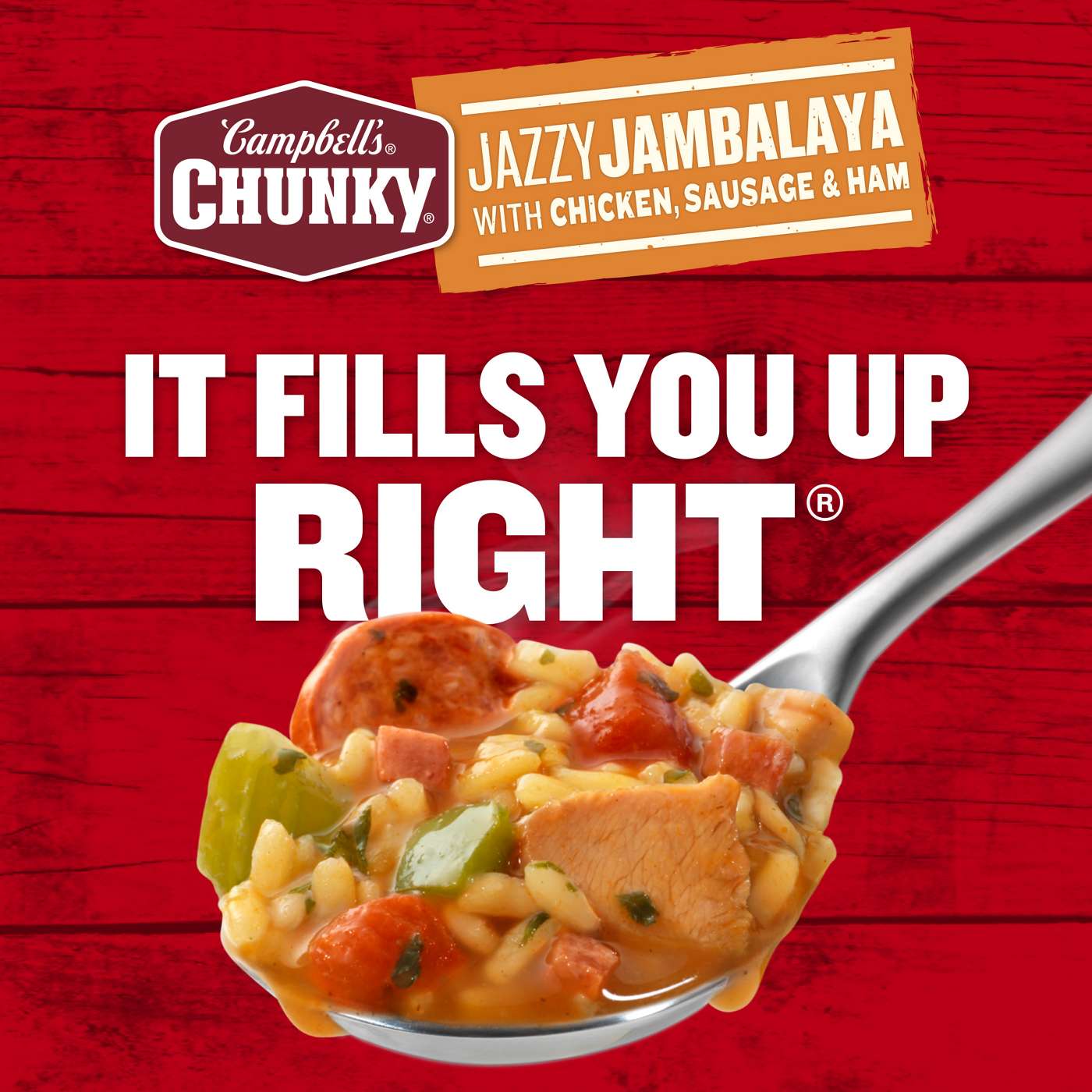 Campbell's Chunky Jambalaya With Chicken, Sausage & Ham; image 9 of 9