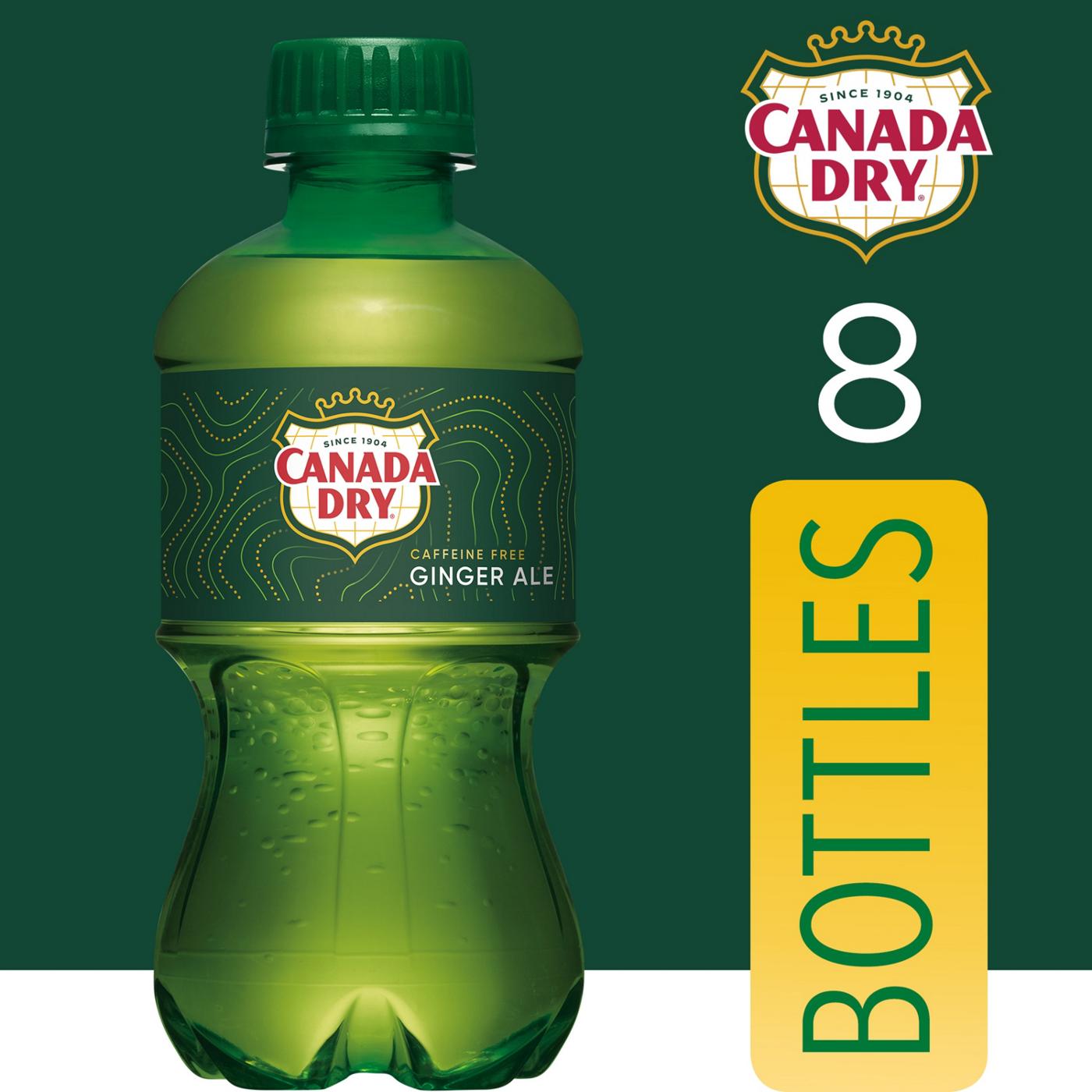 Canada Dry Ginger Ale Soda 8 pk Bottles; image 2 of 5