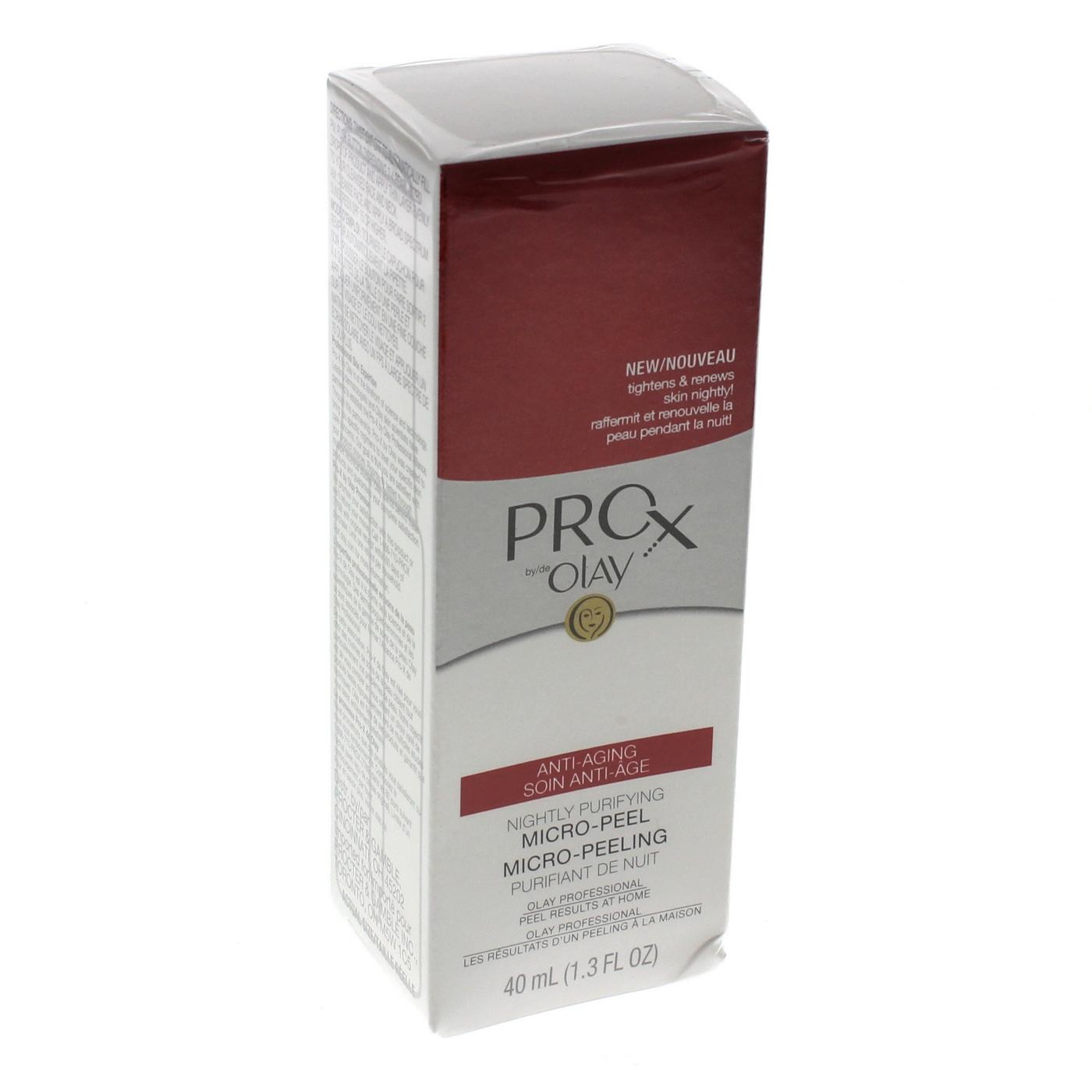 Olay ProX Anti-Aging Nightly Purifying Micro-Peel; image 1 of 2