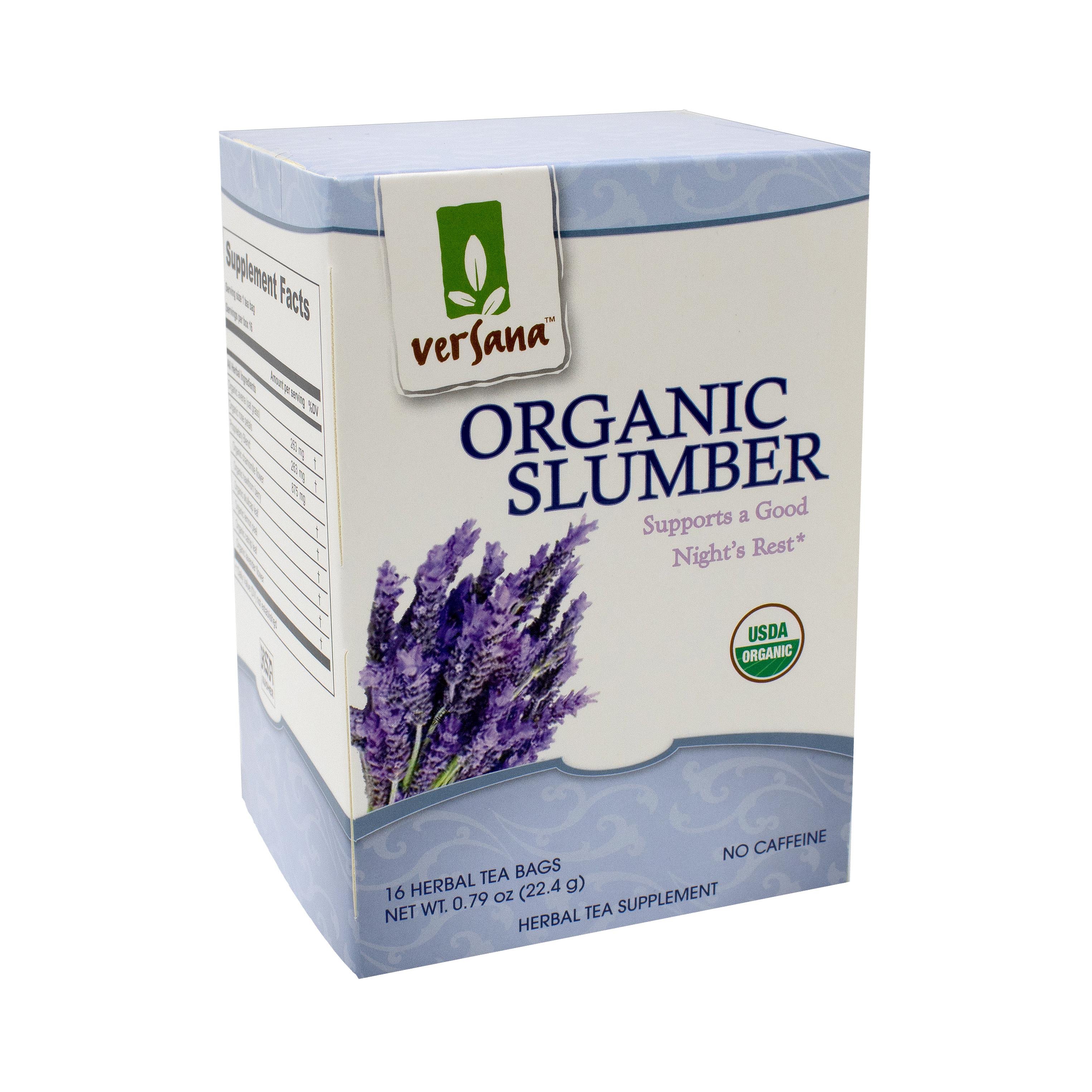 Versana Organic Slumber Herbal Tea, 16 ct