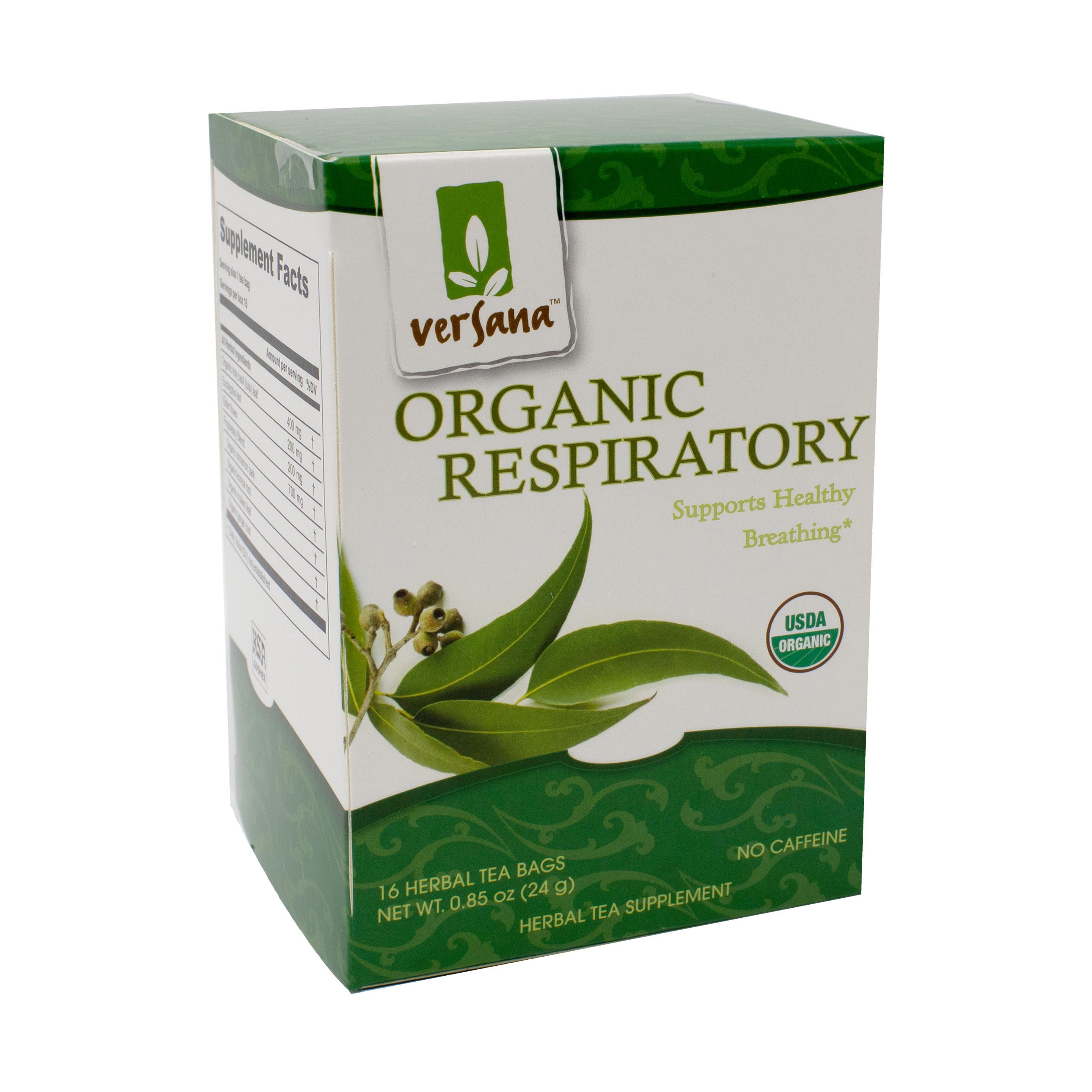 Versana Organic Respiratory Tea Bags Shop Tea at HEB