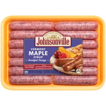 Johnsonville Vermont Maple Syrup Breakfast Sausage Links