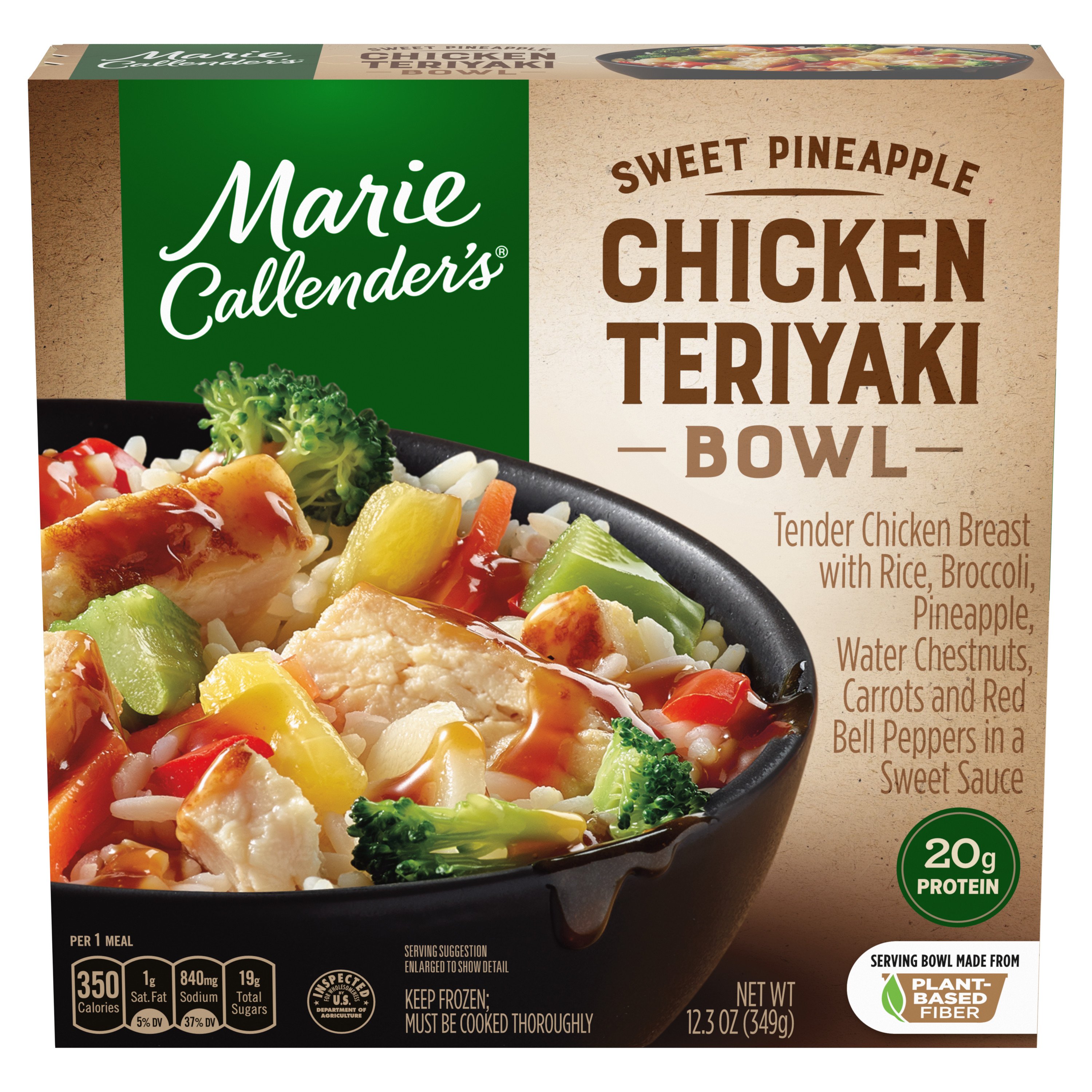 Marie Callender S Sweet Pineapple Chicken Teriyaki Bowl Shop Entrees Sides At H E B