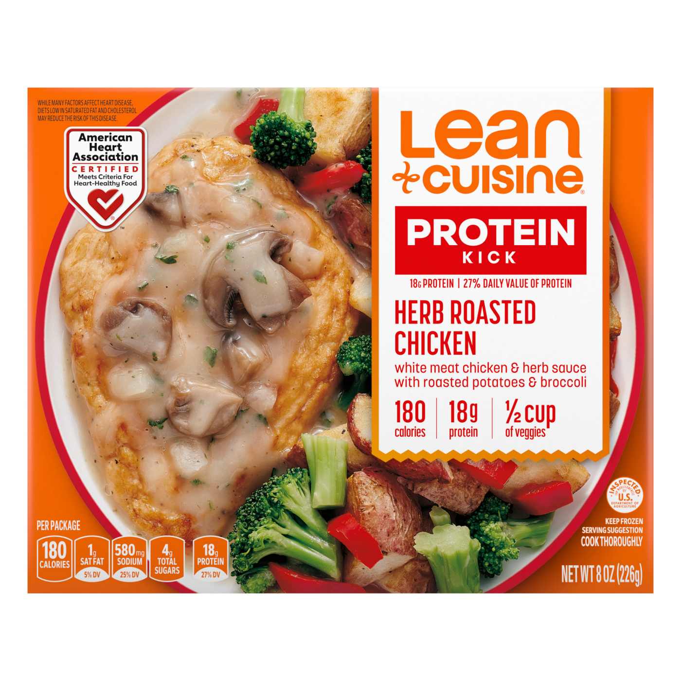 Lean Cuisine 18g Protein Herb Roasted Chicken Frozen Meal; image 1 of 7