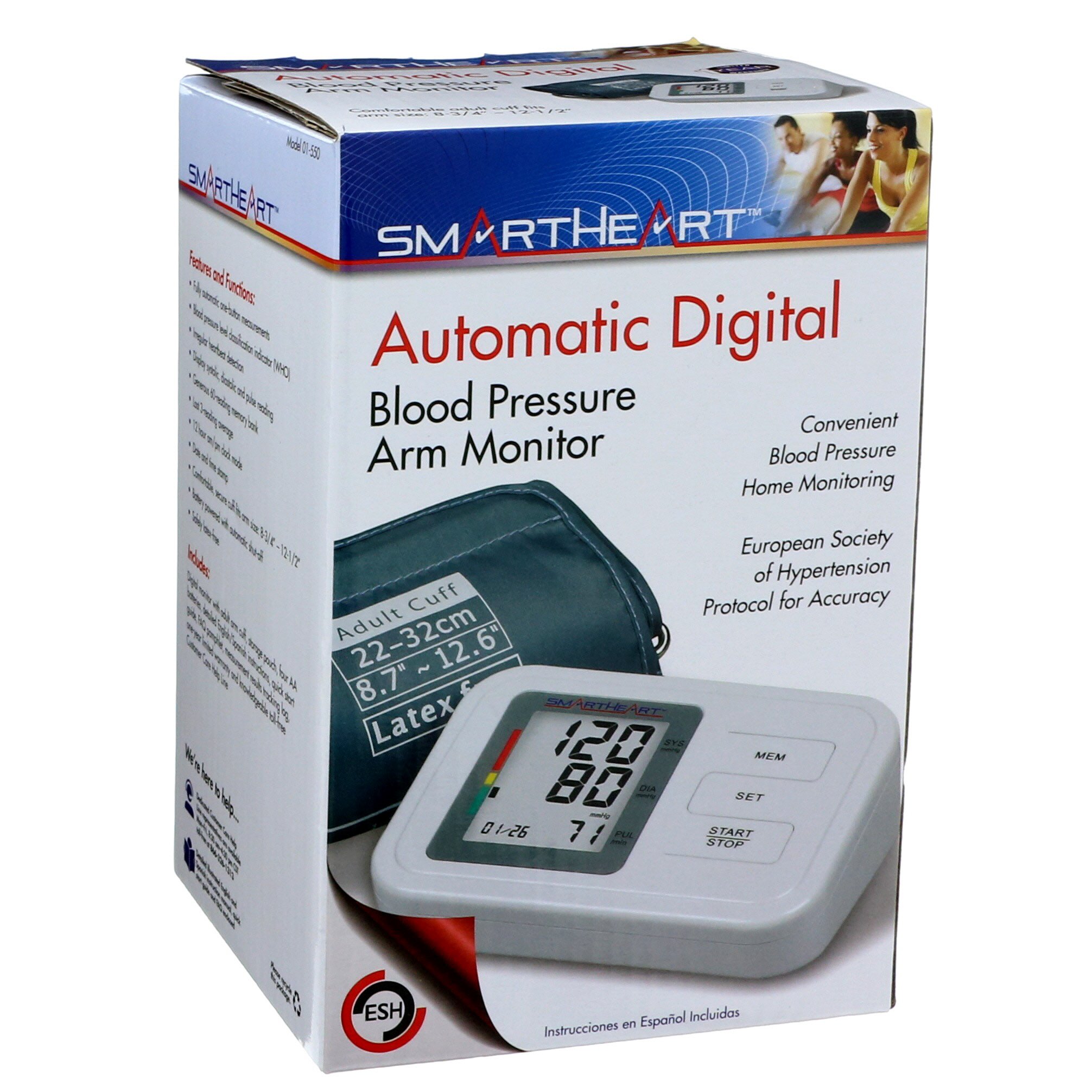 SmartHeart Auto Blood Pressure Monitor