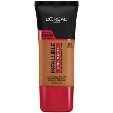 L'Oréal Paris Infallible Pro-Matte Blendable Foundation, Oil Free 111 Soft Sable