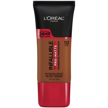 L'Oréal Paris Infallible Pro-Matte Blendable Foundation, Oil Free 112 Cocoa