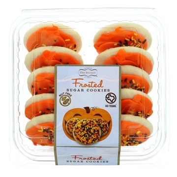 Bakery Halloween Themed Frosted Sugar Cookies, 13.5  oz