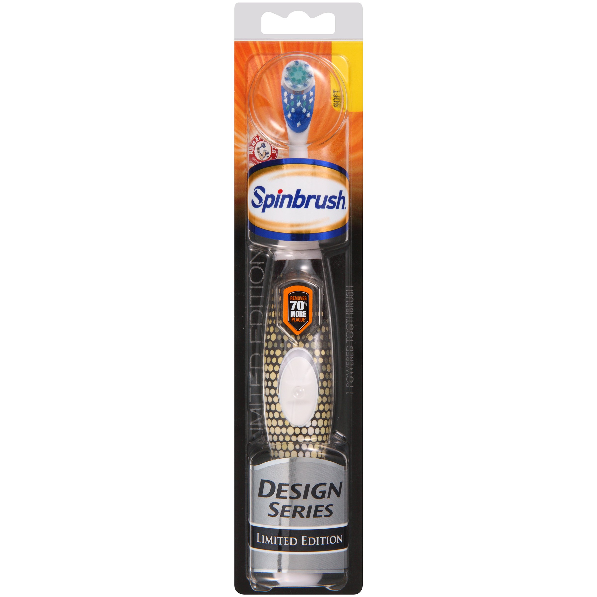 Arm & Hammer Spinbrush Holiday Designer Toothbrush - Shop Toothbrushes ...