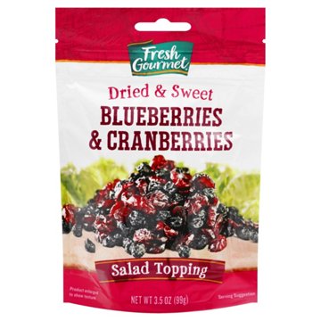 Fresh Gourmet Dried Blueberries & Cranberries, 3.50 oz